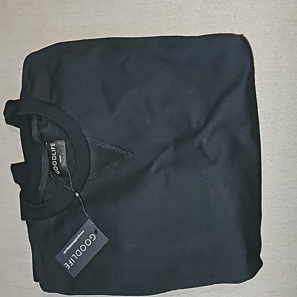 Goodlife sweatshirt black S - might be unisex - see description for sizing - nwt